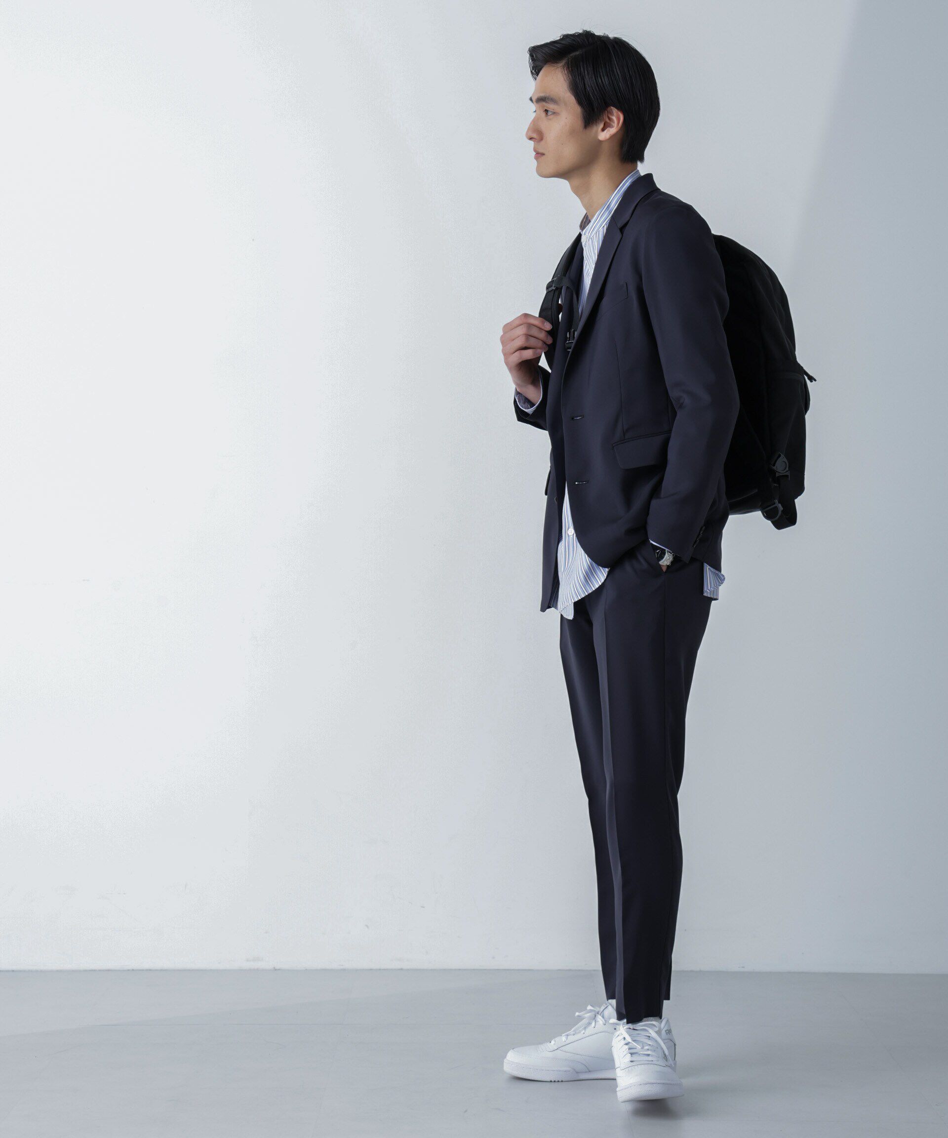 nano･universe「「Damerino」ライトウェイトストレッチセットアップ」|スーツ|