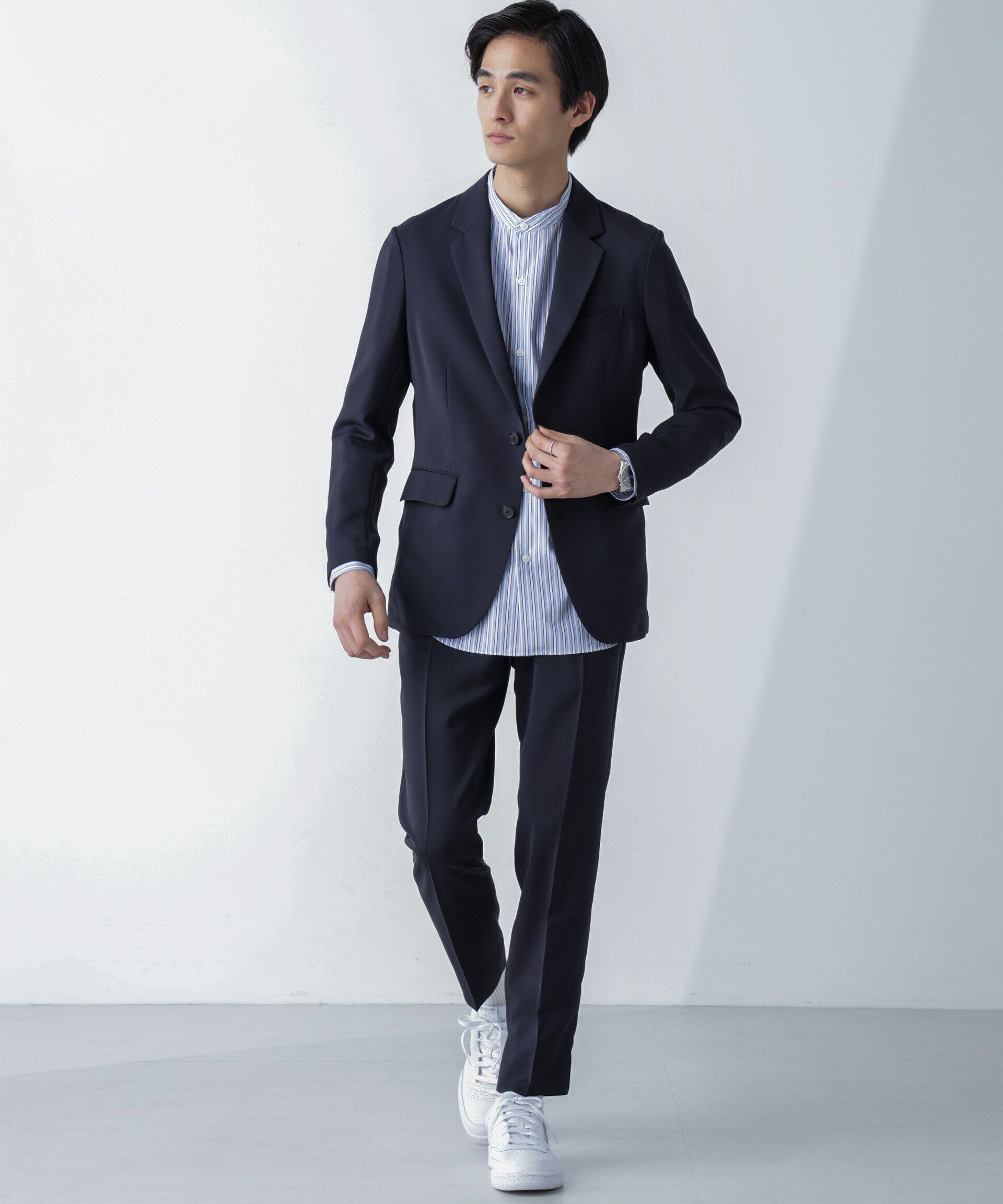 nano･universe「「Damerino」ライトウェイトストレッチセットアップ」|スーツ|