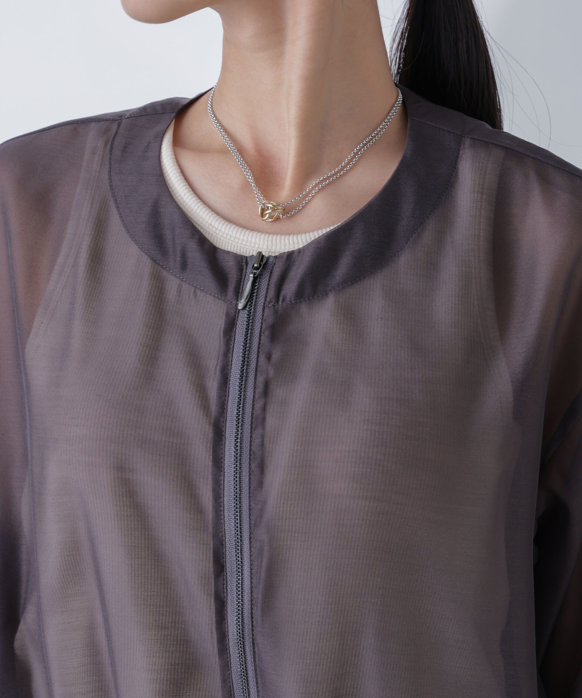 nano･universe「シアーブルゾン(セットアップ可)」|ブルゾン・スタジャン|