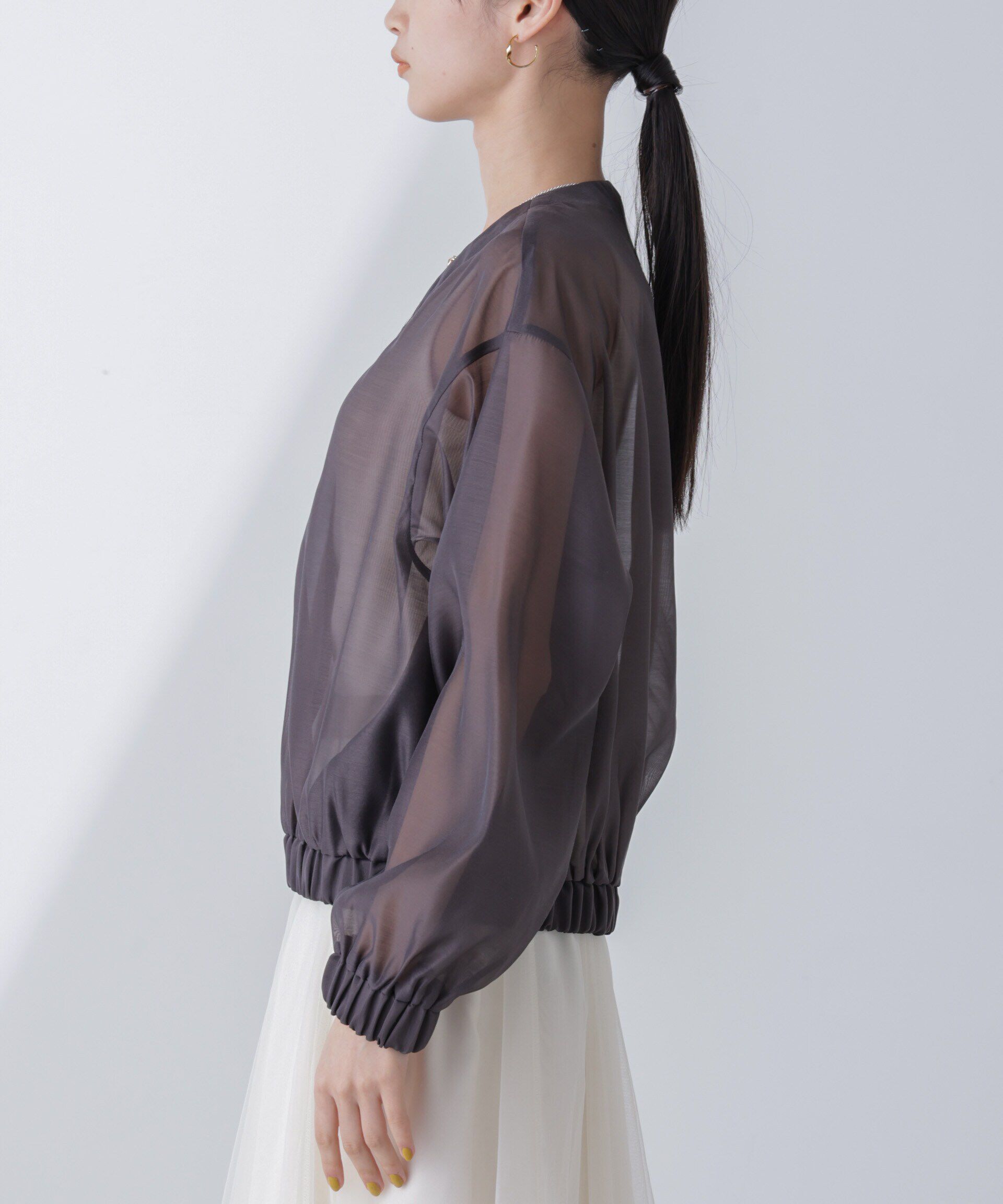 nano･universe「シアーブルゾン(セットアップ可)」|ブルゾン・スタジャン|