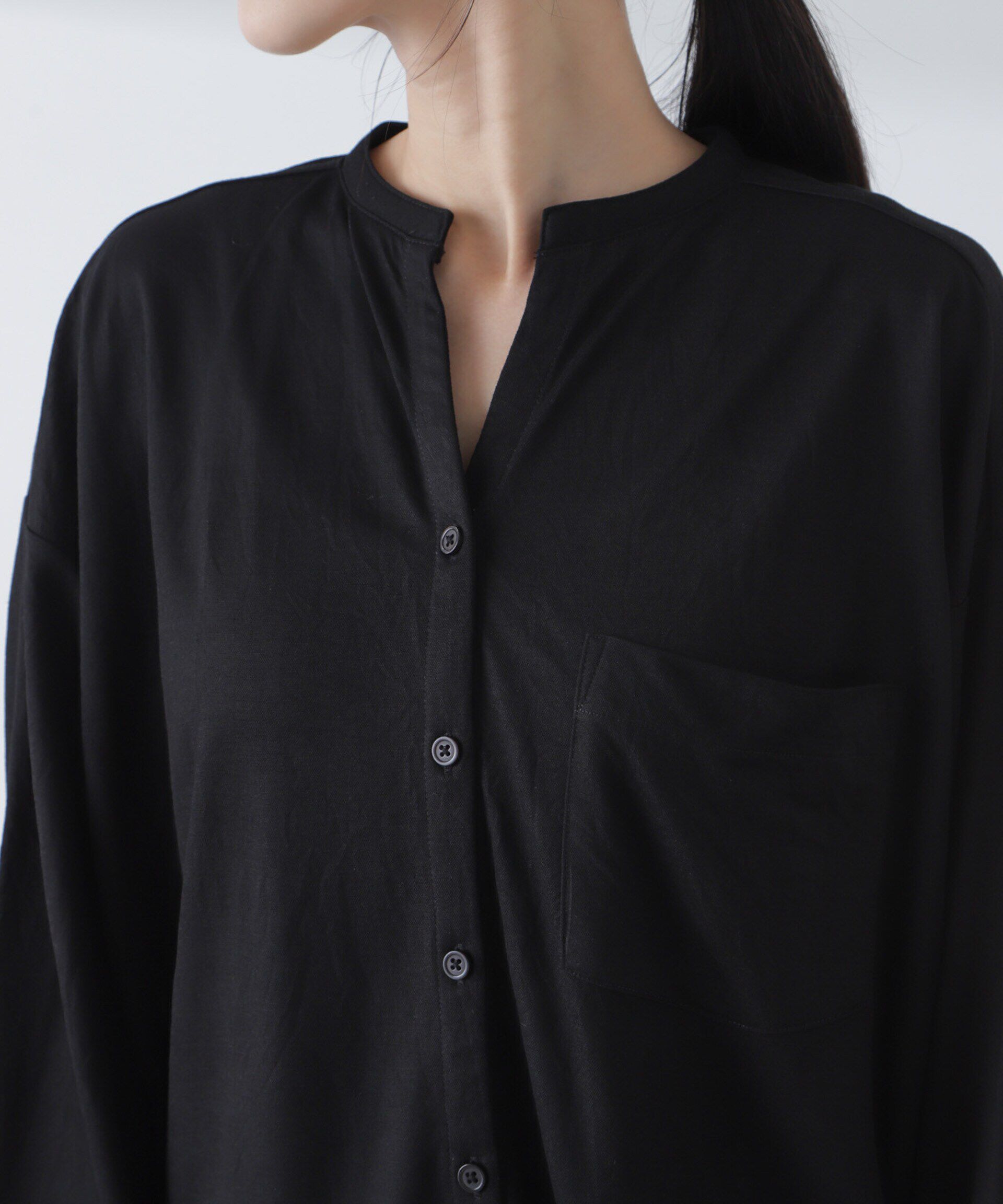 nano･universe「シアーカットワイドシャツ」|Tシャツ・カットソー|