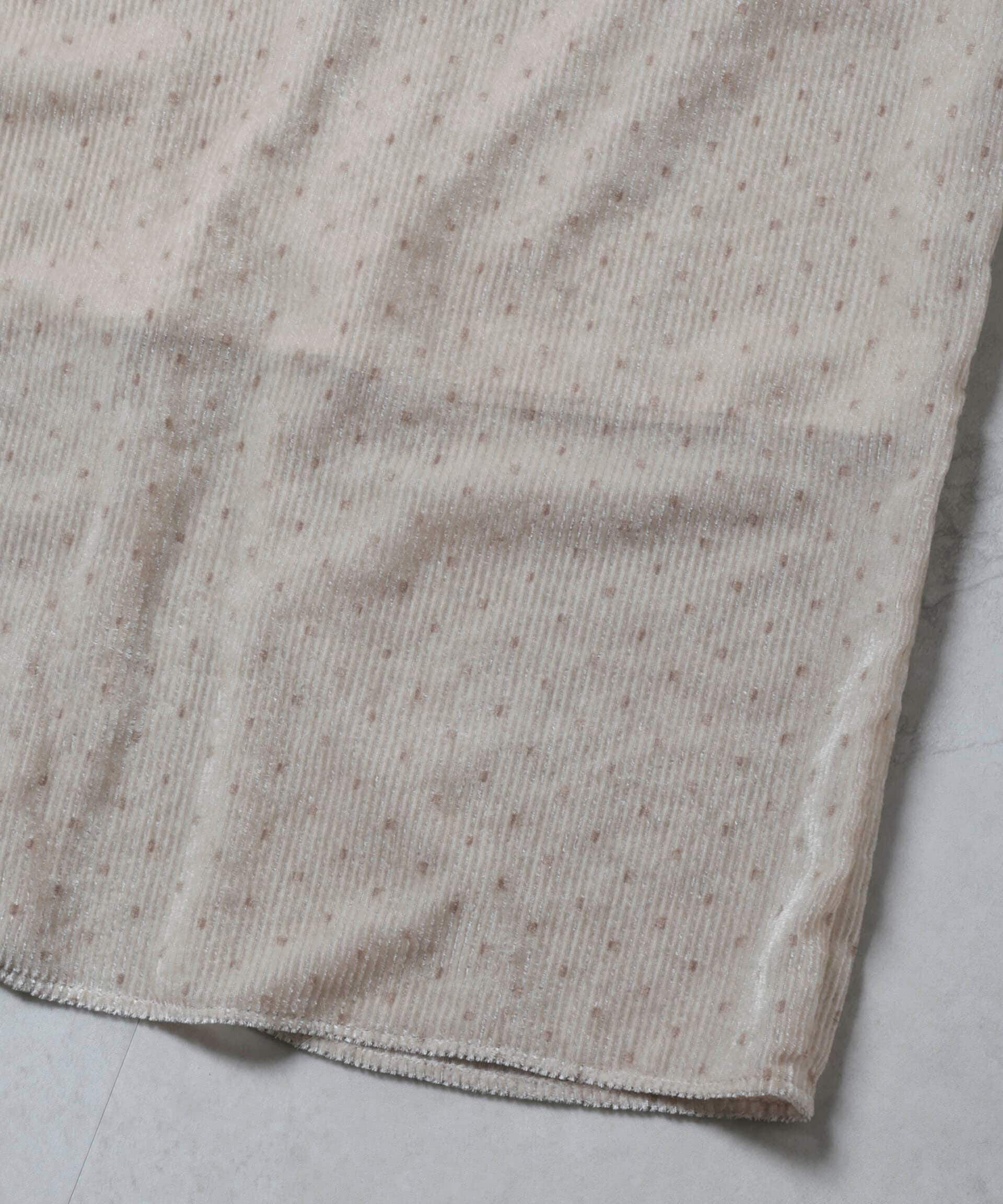 nano･universe「ストライプベロアIラインスカート」|スカート|