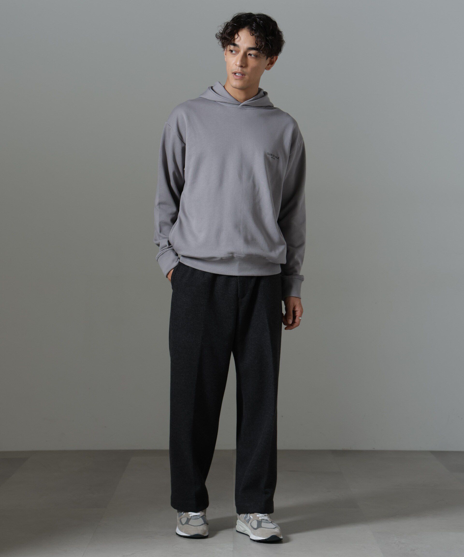 nano･universe「｢NJ/CLUB｣PARKSTOCK プリントスウェットパーカー」|Tシャツ・カットソー|