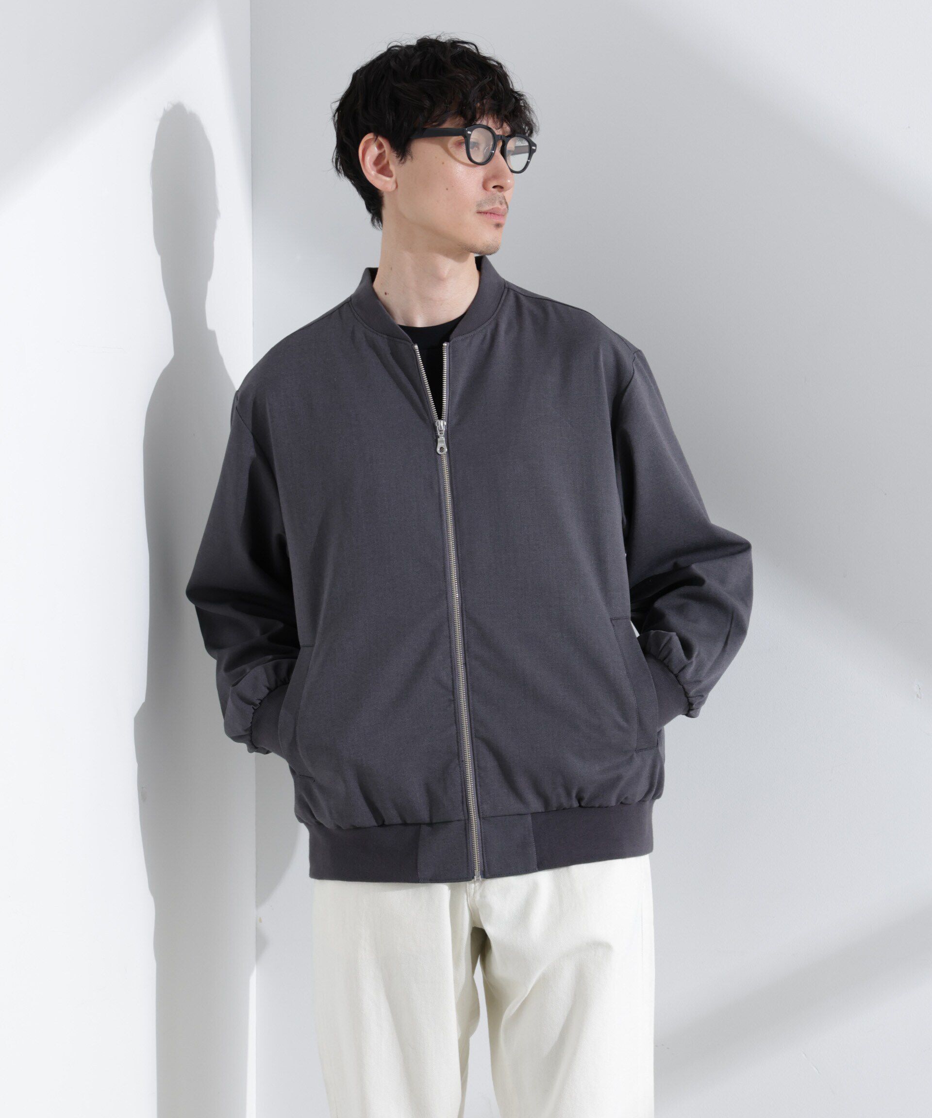 nano･universe「TRインタックMA-1」|ブルゾン・スタジャン|