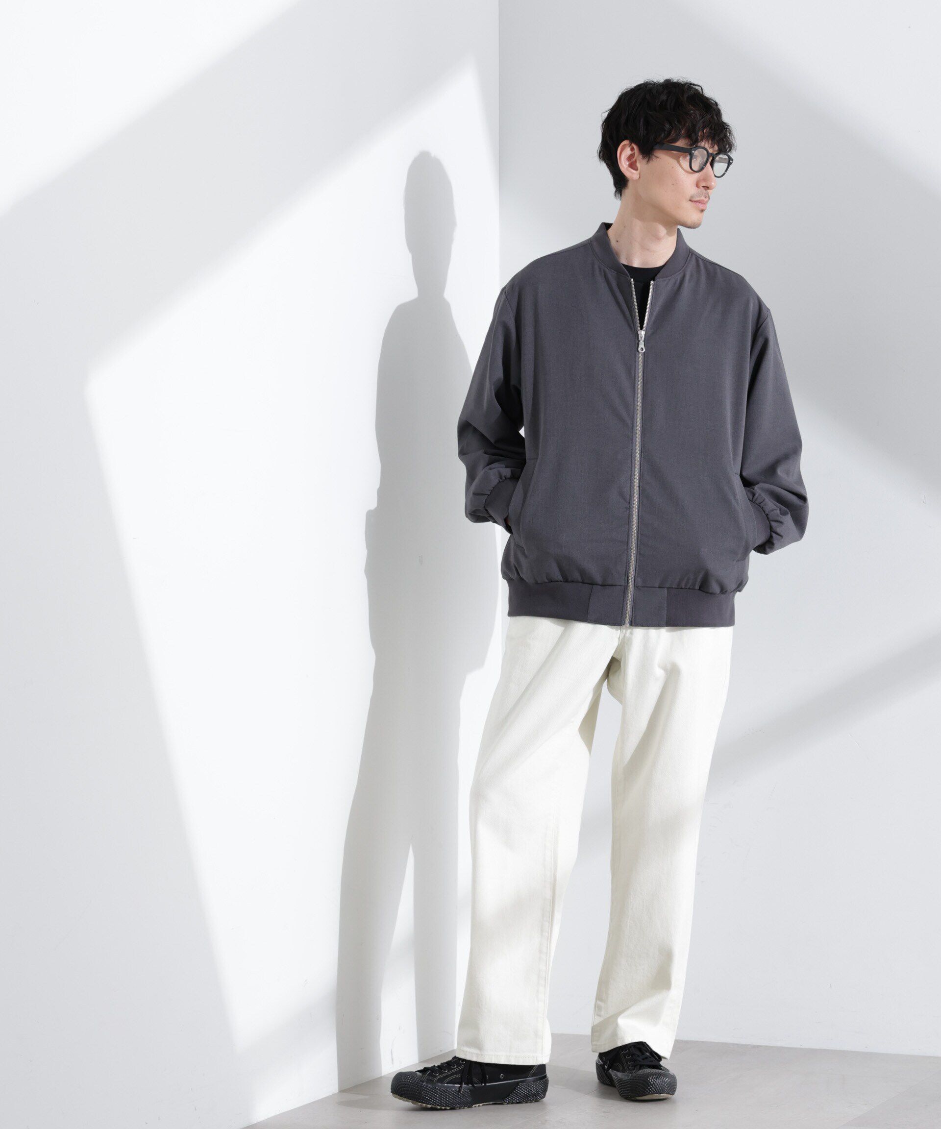 nano･universe「TRインタックMA-1」|ブルゾン・スタジャン|