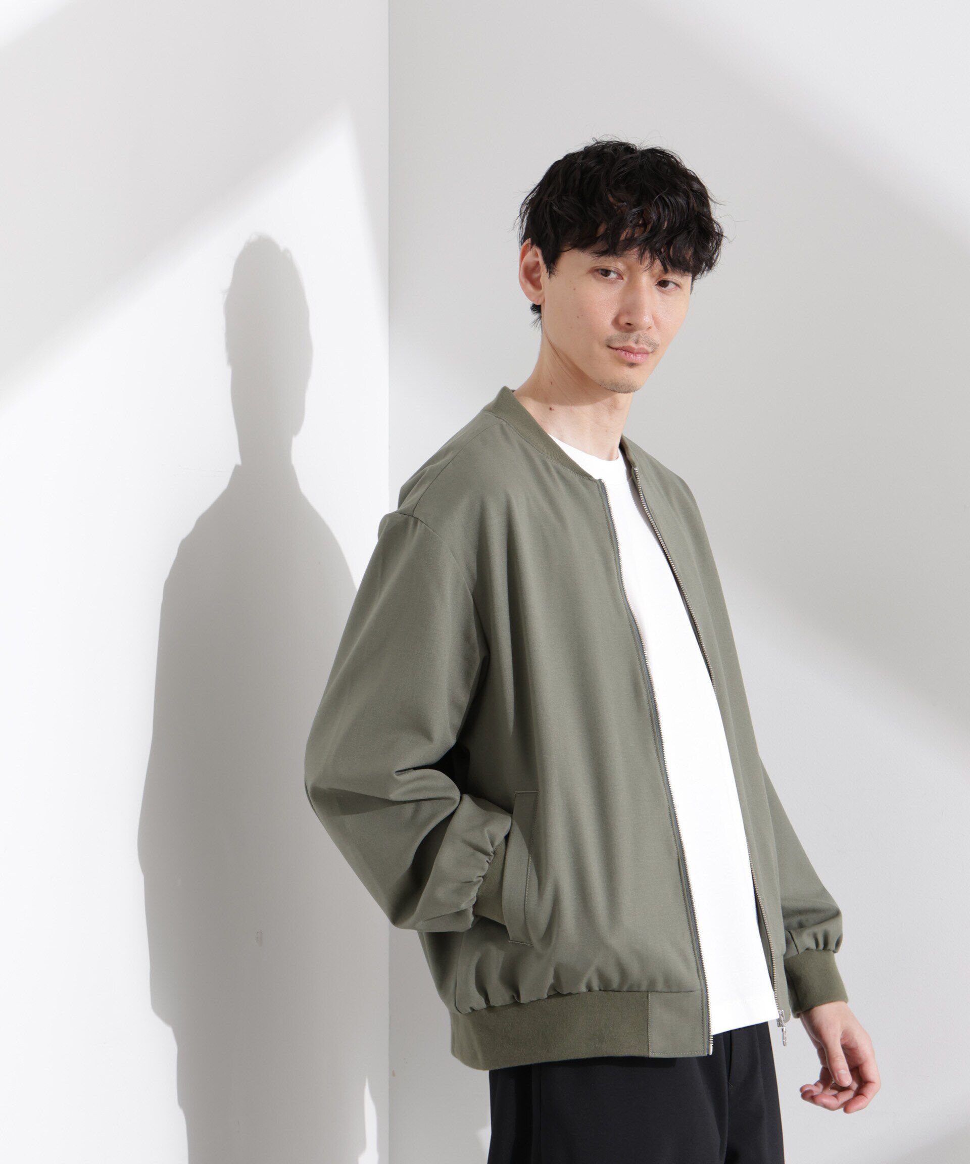 nano･universe「TRインタックMA-1」|ブルゾン・スタジャン|