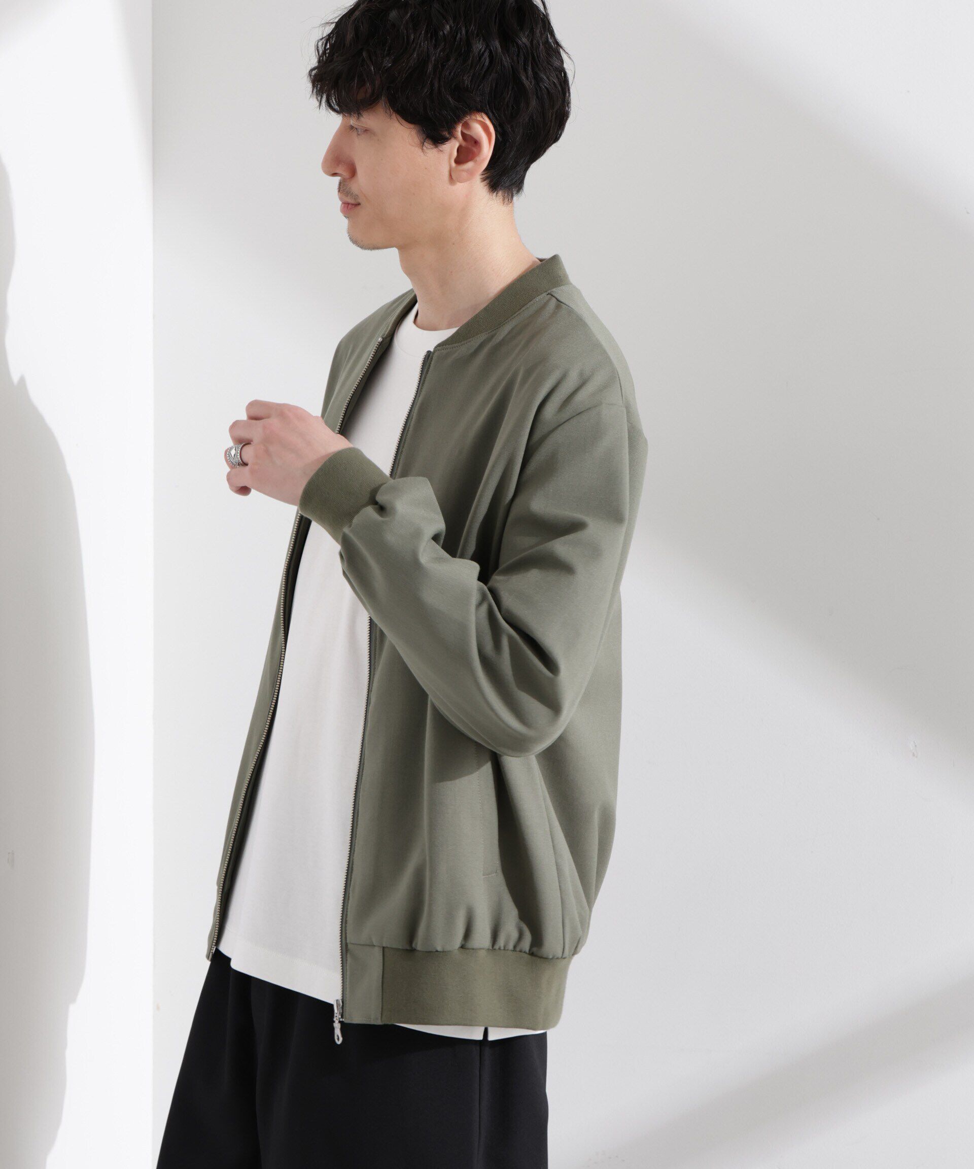 nano･universe「TRインタックMA-1」|ブルゾン・スタジャン|