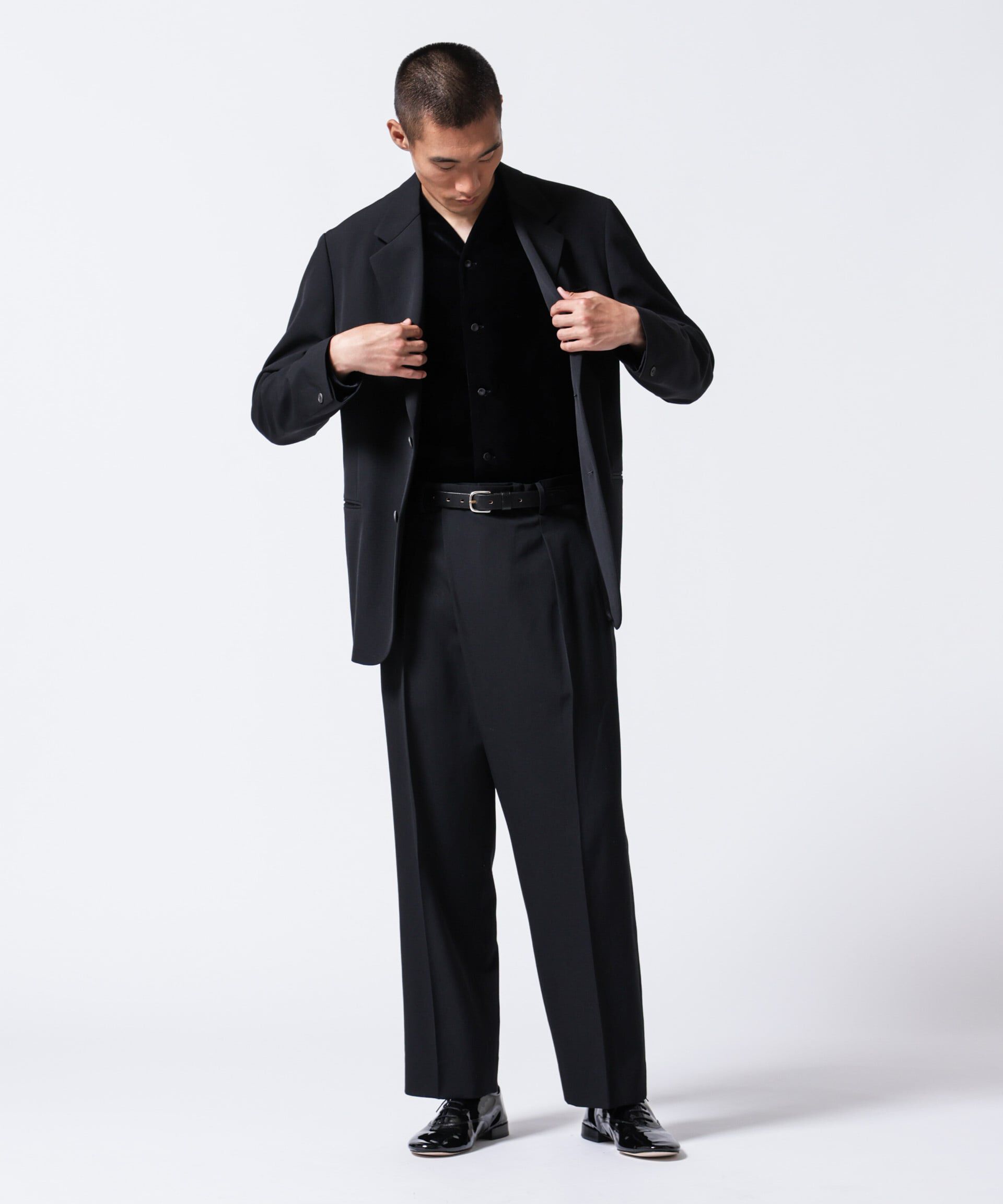 nano･universe「「ASSEMBLANC」2/60ウール2B サックジャケット(セットアップ可)」|スーツ|