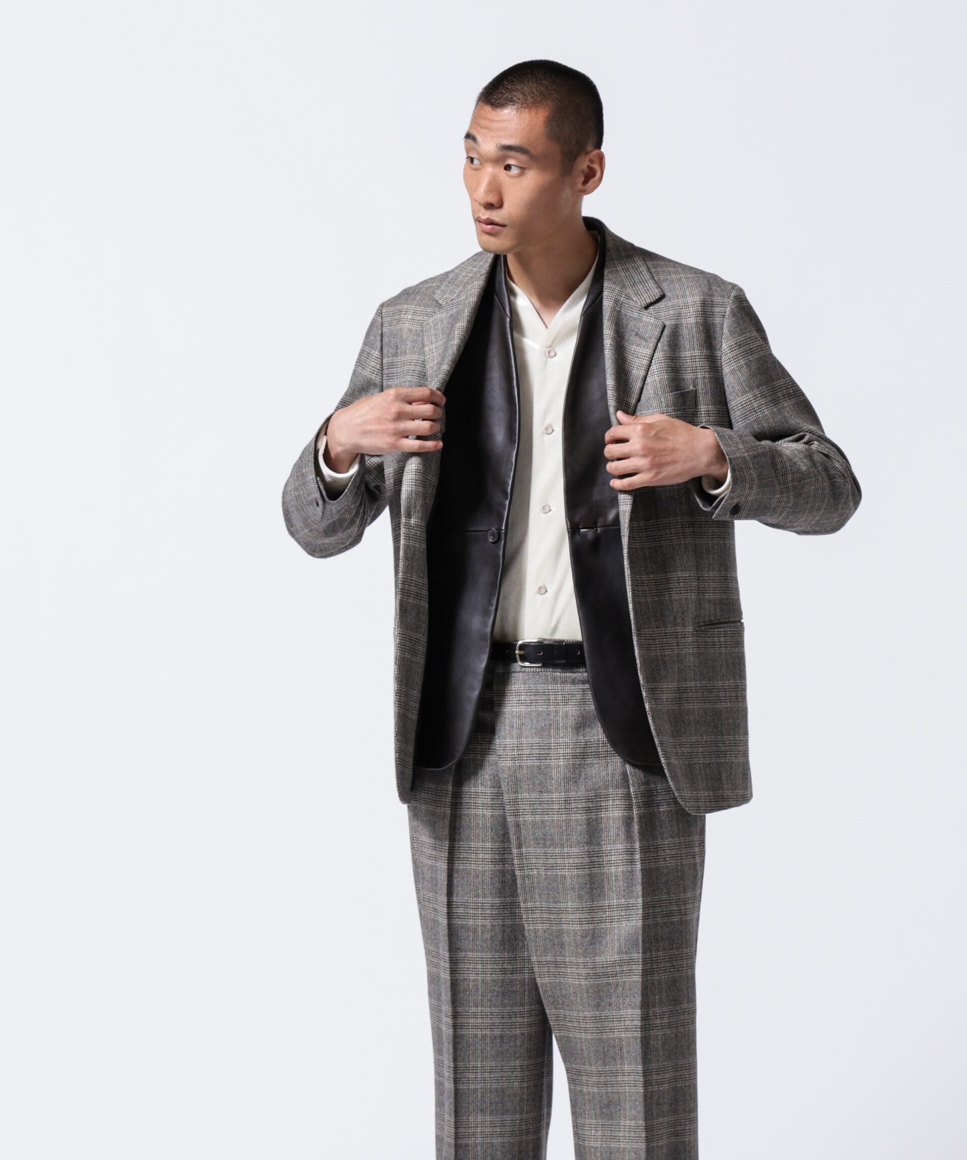 nano･universe「「ASSEMBLANC」2/60ウール2B サックジャケット(セットアップ可)」|スーツ|