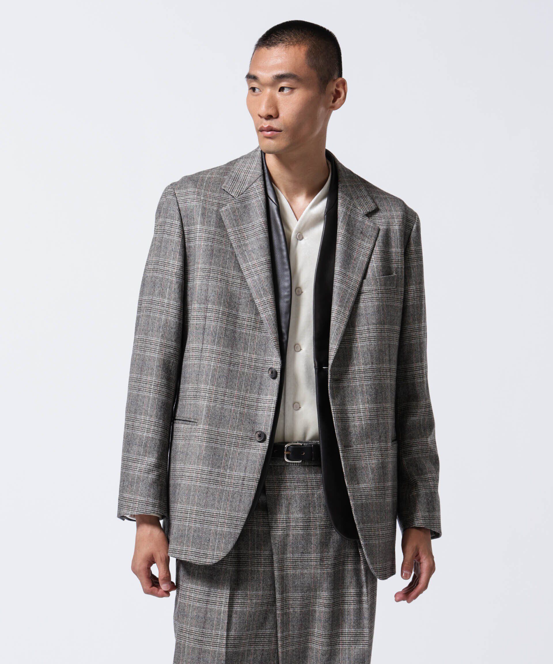 nano･universe「「ASSEMBLANC」2/60ウール2B サックジャケット(セットアップ可)」|スーツ|