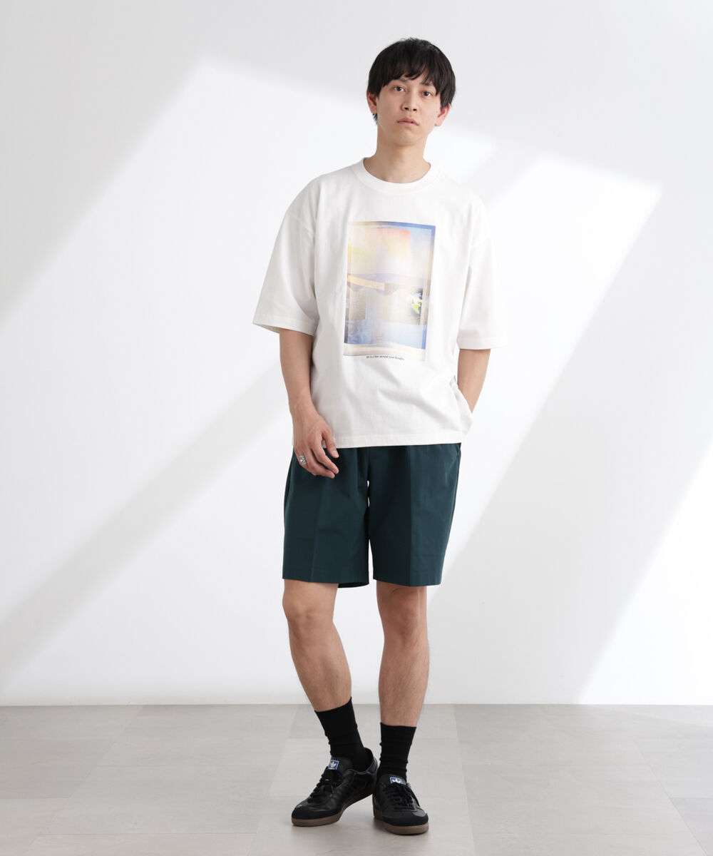 nano･universe「「MOFFISIE」1.0オリジナルプリント Tシャツ 半袖」|Tシャツ・カットソー|