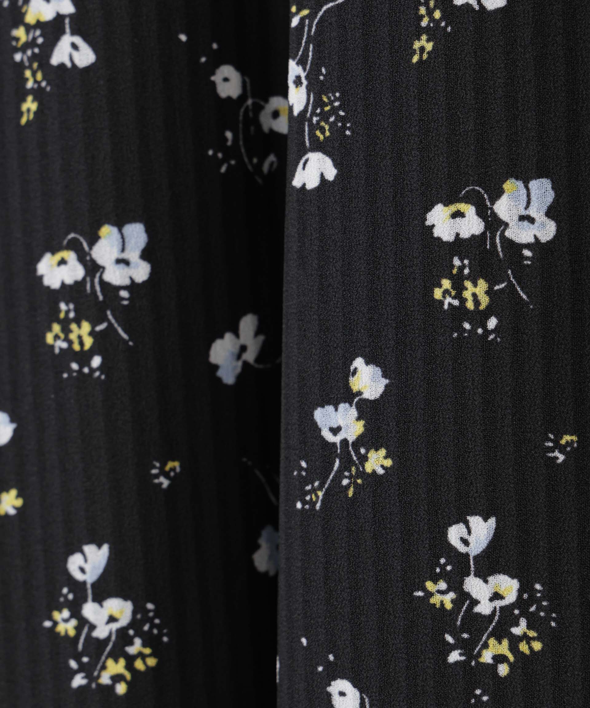 nano･universe「フラワープリントイレヘムタックフレアスカート(セットアップ可)」|スカート|