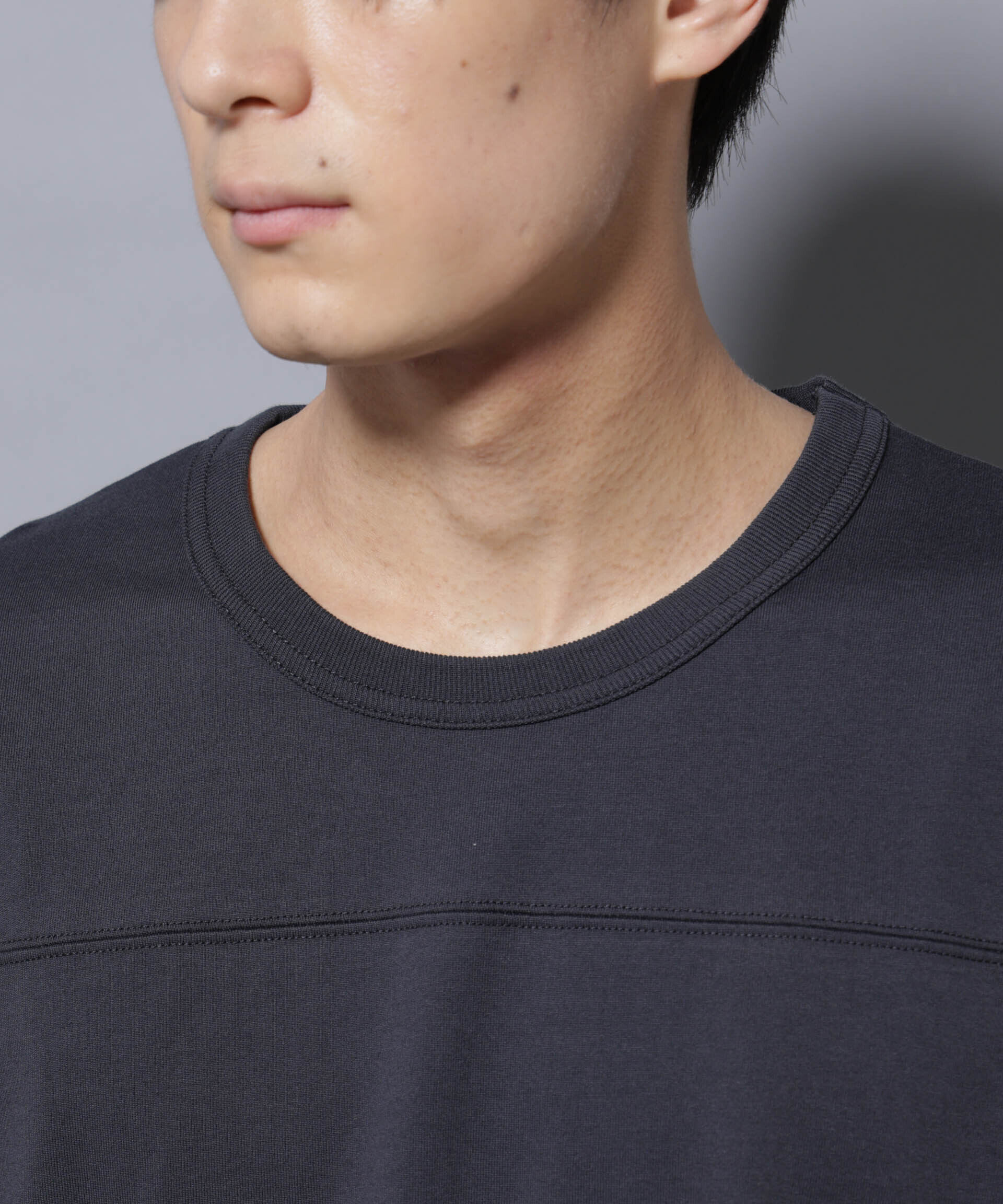 nano･universe「リラックスフットボールＴシャツ 半袖」|Tシャツ・カットソー|