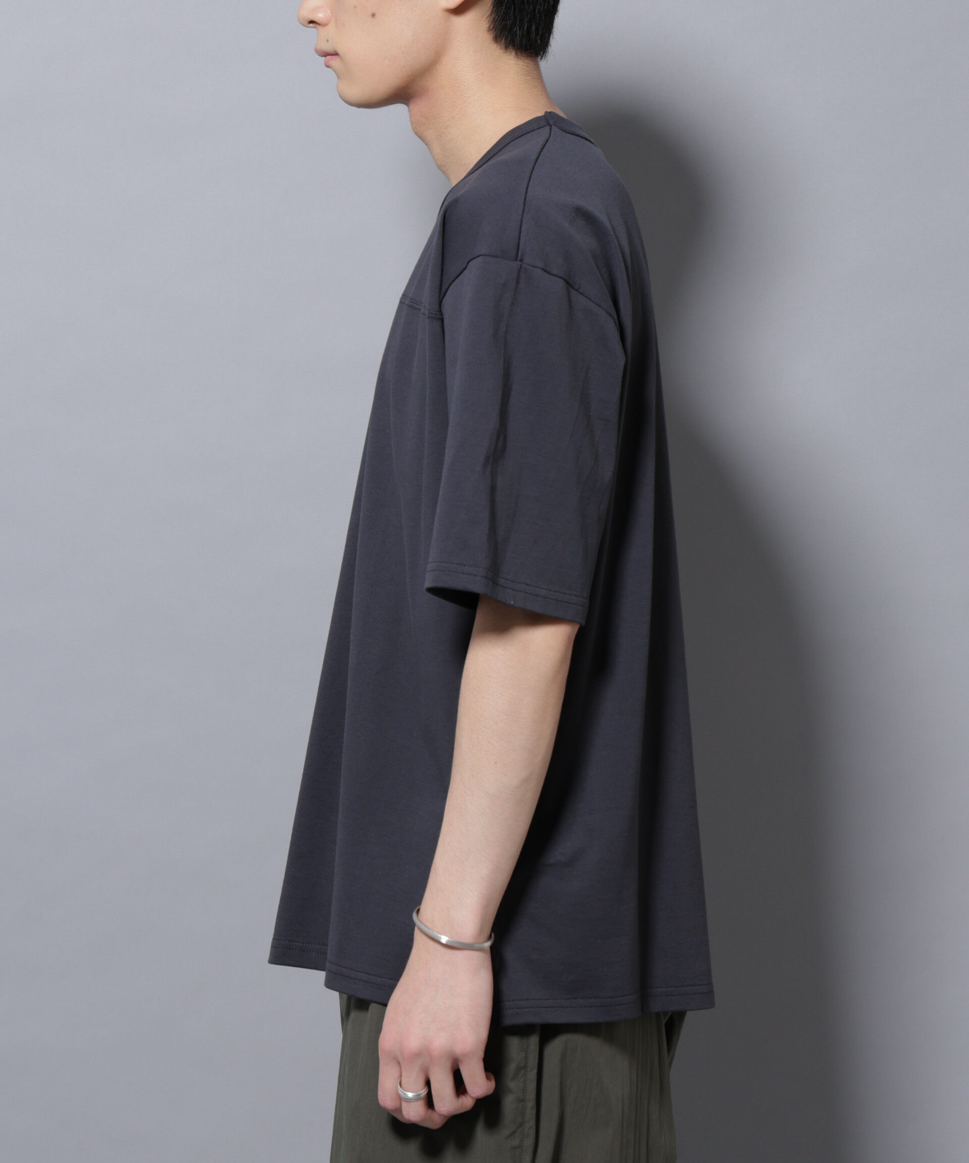 nano･universe「リラックスフットボールＴシャツ 半袖」|Tシャツ・カットソー|