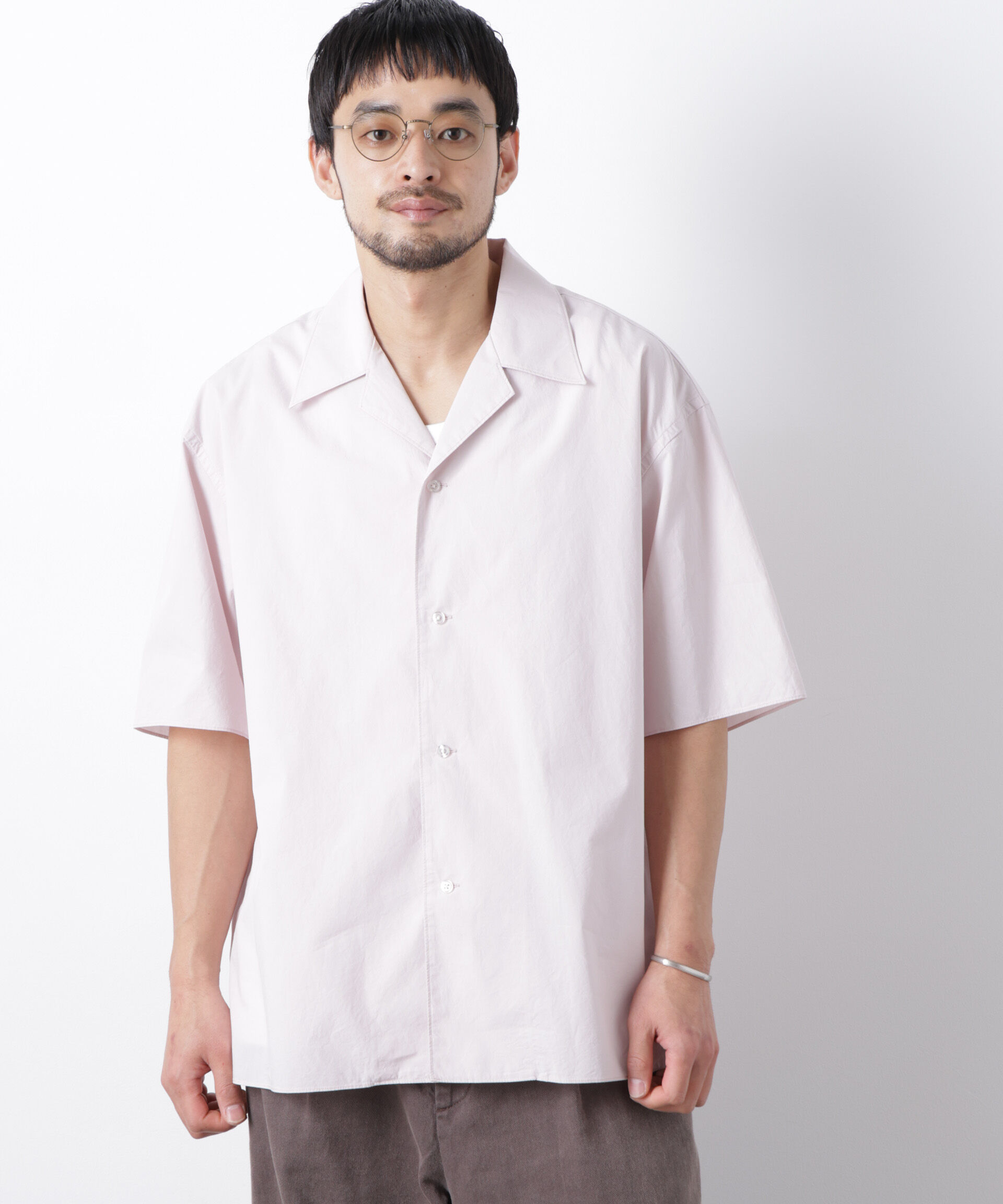 nano･universe「「OtoNANO」 タイプライター ウォッシュシャツ」|シャツ・ブラウス|