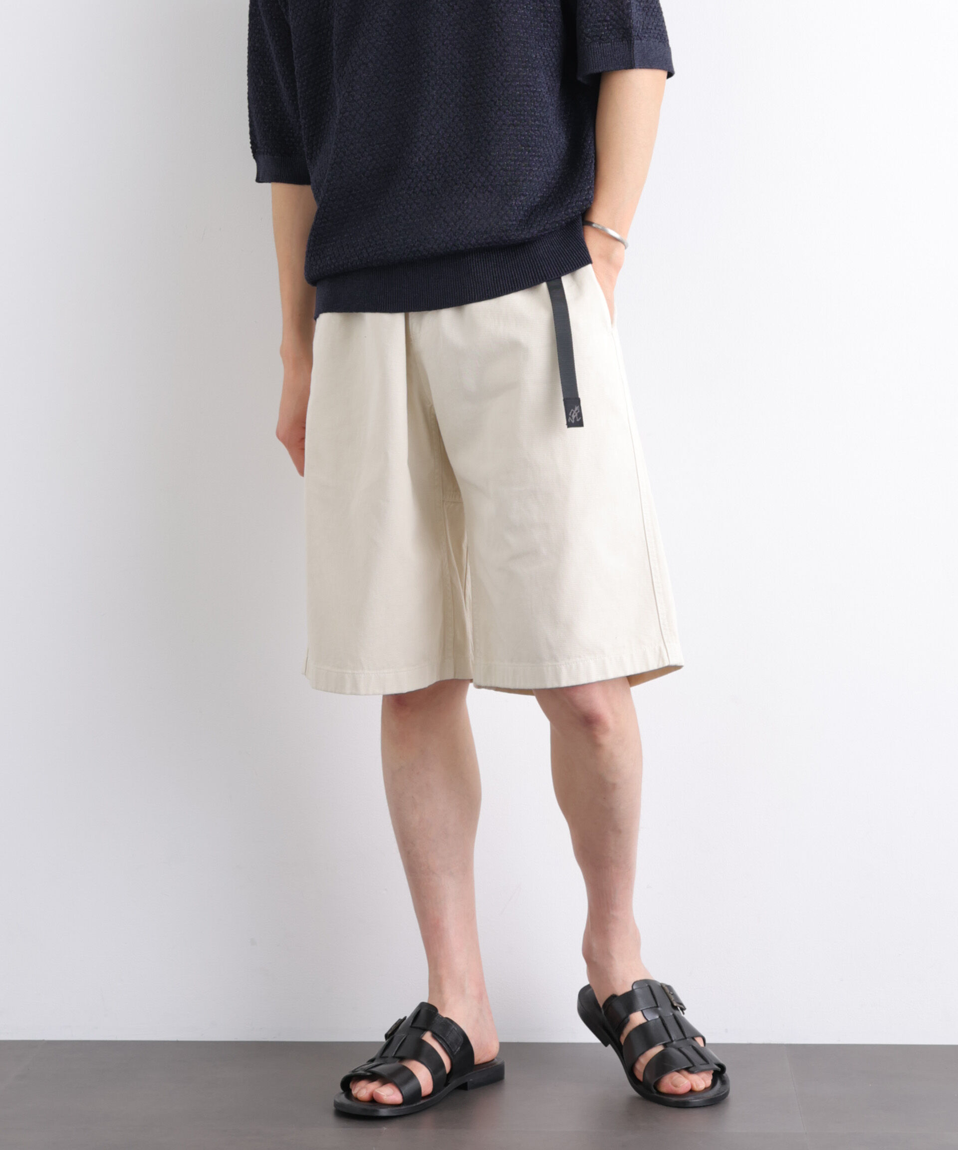 nano･universe「Gramicci/別注 Archive Big Shorts」|チノ|ホワイト