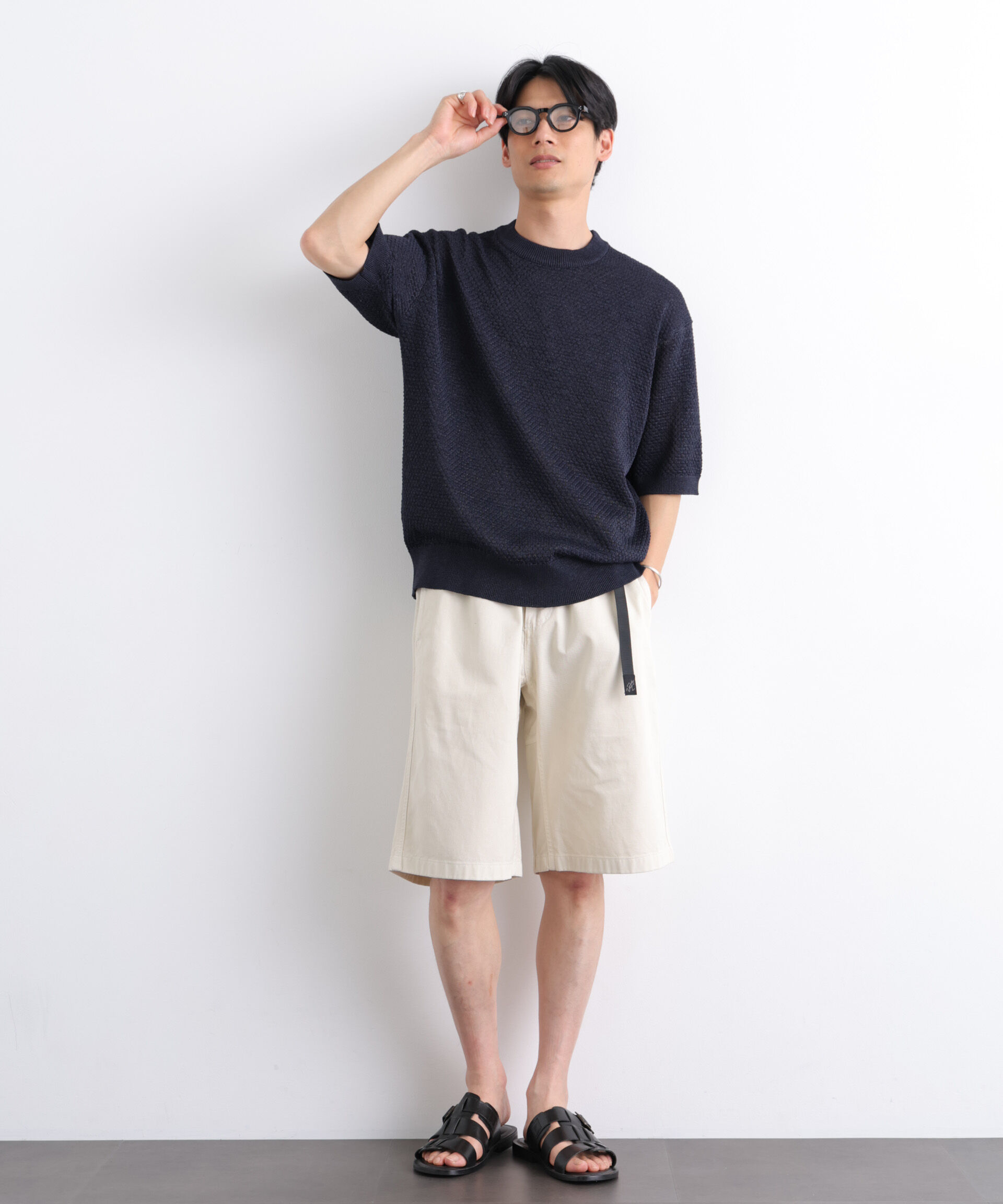 nano･universe「Gramicci/別注 Archive Big Shorts」|チノ|