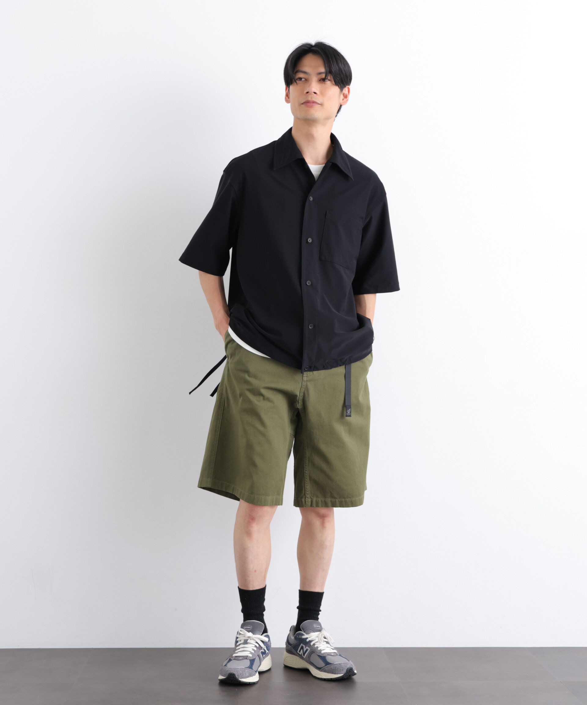 nano･universe「Gramicci/別注 Archive Big Shorts」|チノ|