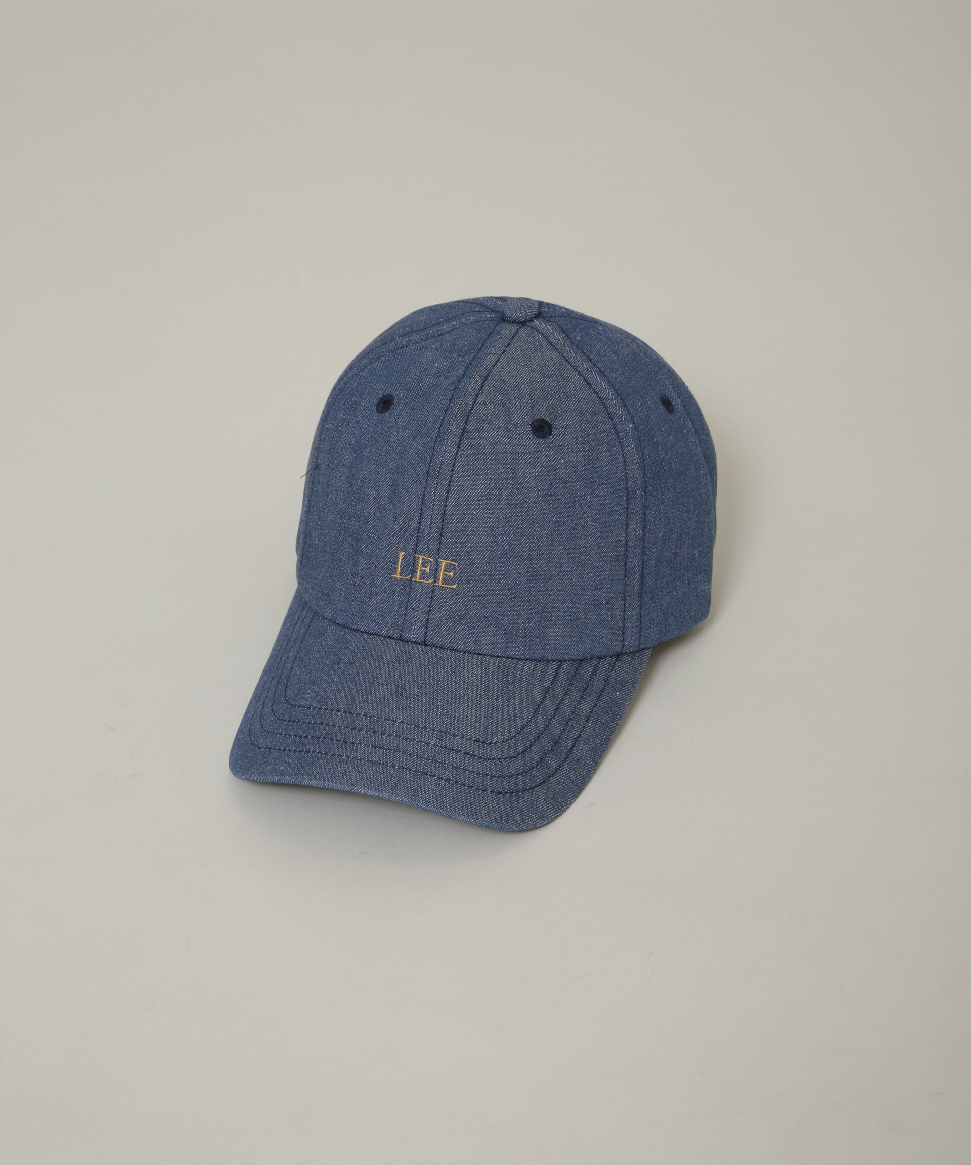 nano･universe「Lee/LEE RIGID DENIM 6P CAP」|キャップ・キャスケット|ネイビー
