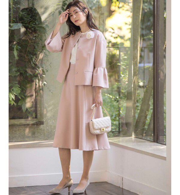 組曲「【KUMIKYOKU NAVY】コンフォータブルドレープ フレアスカート」|スカート|