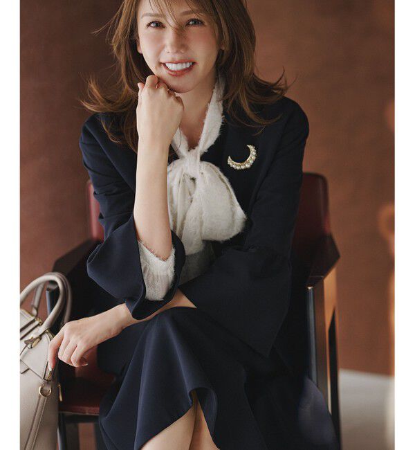 組曲「【KUMIKYOKU NAVY】コンフォータブルドレープ フレアスカート」|スカート|