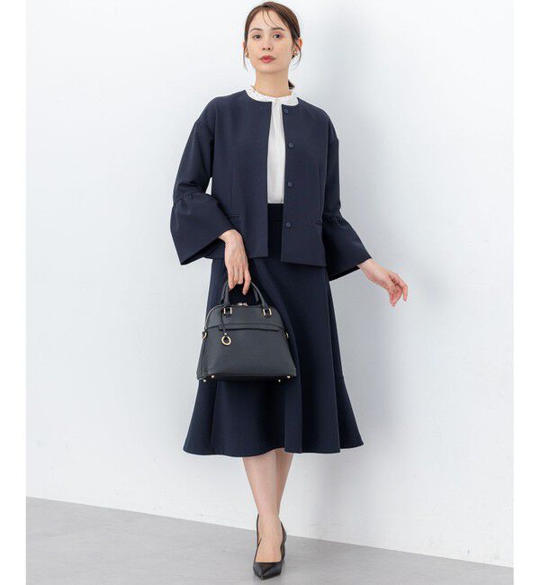 組曲「【KUMIKYOKU NAVY】コンフォータブルドレープ フレアスカート」|スカート|