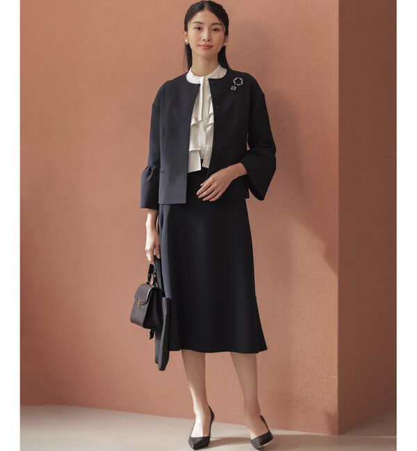 組曲「【KUMIKYOKU NAVY】コンフォータブルドレープ フレアスカート」|スカート|