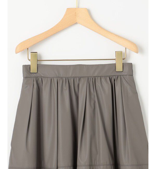 組曲「レザーライクライト タックギャザースカート」|スカート|