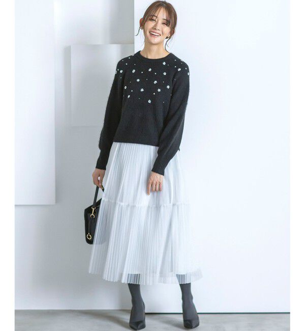 組曲「ラメチュールプリーツ スカート」|スカート|