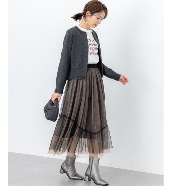 組曲「【加藤ローサさん着用】スムースストレッチジャケット カーディガン」|カーディガン|