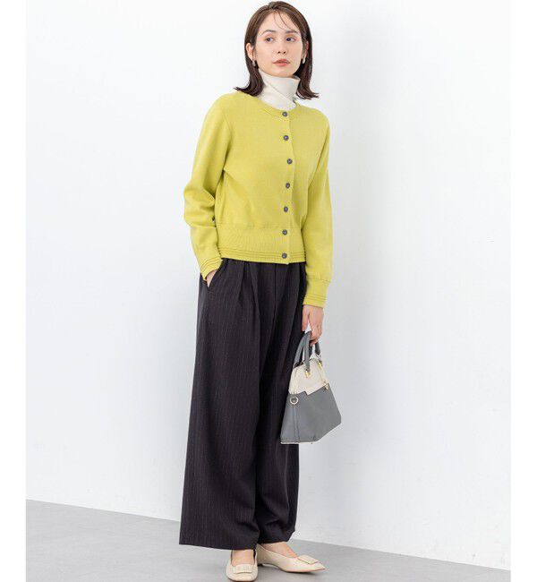 組曲「【加藤ローサさん着用】スムースストレッチジャケット カーディガン」|カーディガン|