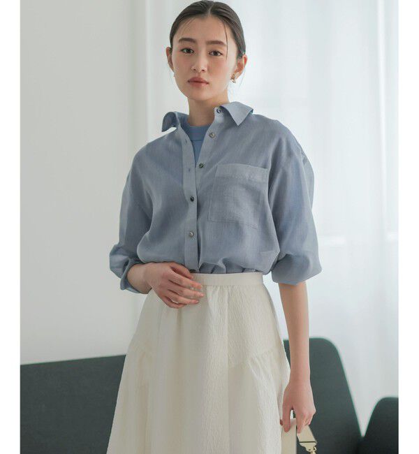 組曲「エアリーボイルシアー シャツ」|シャツ・ブラウス|