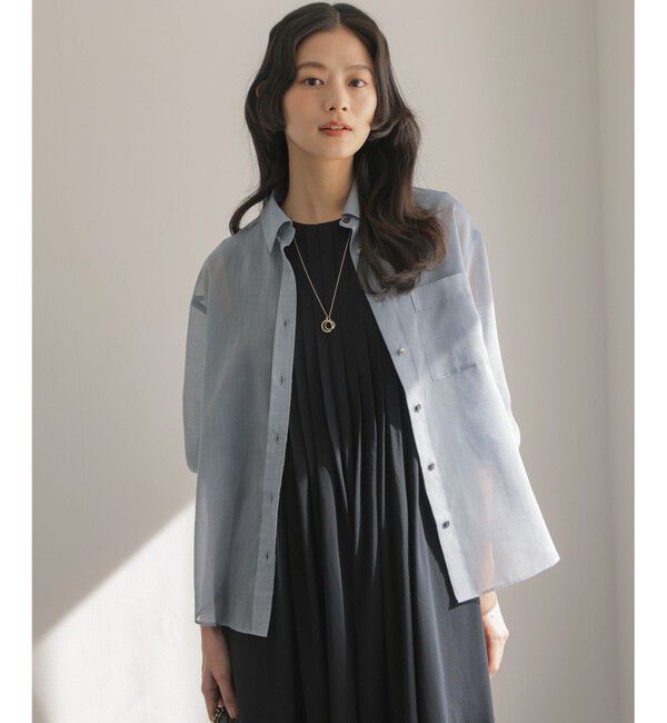 組曲「エアリーボイルシアー シャツ」|シャツ・ブラウス|