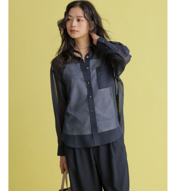 組曲「エアリーボイルシアー シャツ」|シャツ・ブラウス|