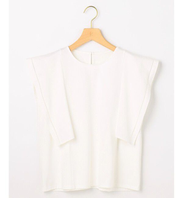 組曲「プレーティング天竺 フレアスリーブカットソー」|Tシャツ・カットソー|