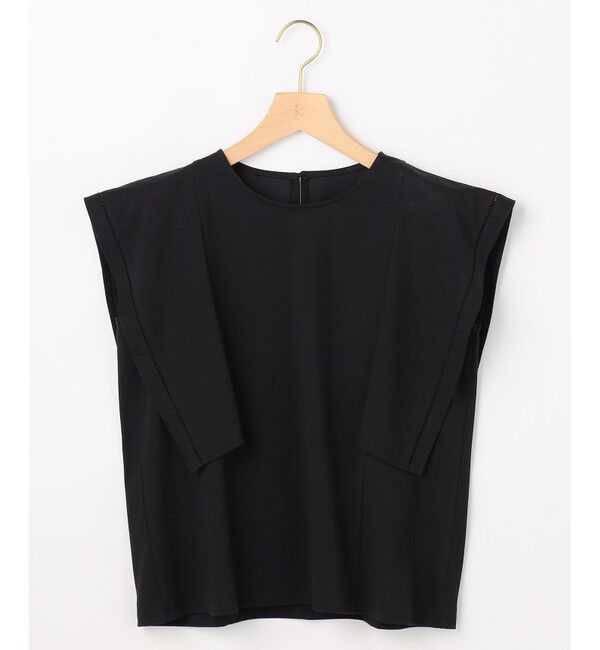 組曲「プレーティング天竺 フレアスリーブカットソー」|Tシャツ・カットソー|