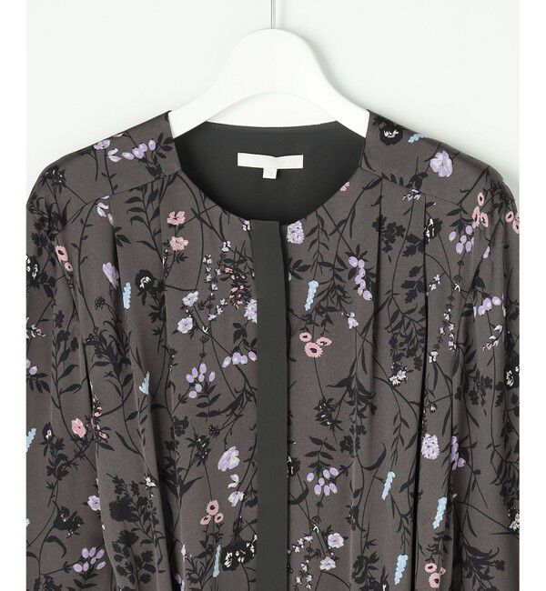 自由区「【WEB&一部店舗限定・新色追加・定番人気・着用動画あり】ハーバルフロープリント8分袖 ワンピース」|ワンピース|