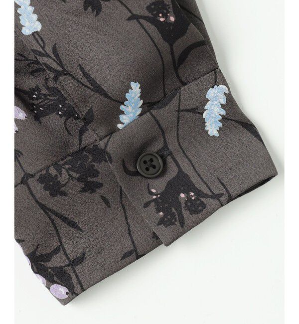 自由区「【WEB&一部店舗限定・新色追加・定番人気・着用動画あり】ハーバルフロープリント8分袖 ワンピース」|ワンピース|