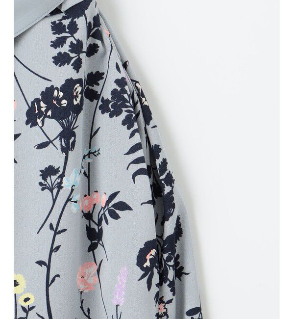 自由区「【WEB&一部店舗限定・新色追加・定番人気・着用動画あり】ハーバルフロープリント8分袖 ワンピース」|ワンピース|