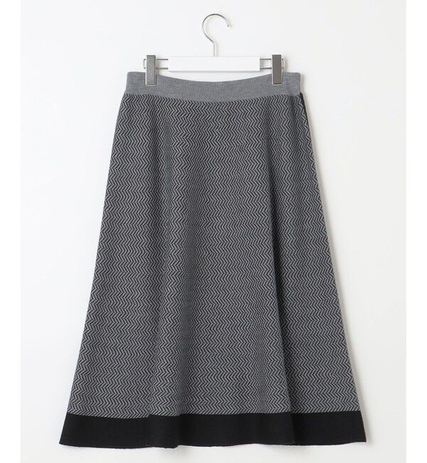 自由区「【WEB限定・マルチウェイ・洗える】ヘリンボーン柄リバーシブルニット セットアップ」|スーツ|