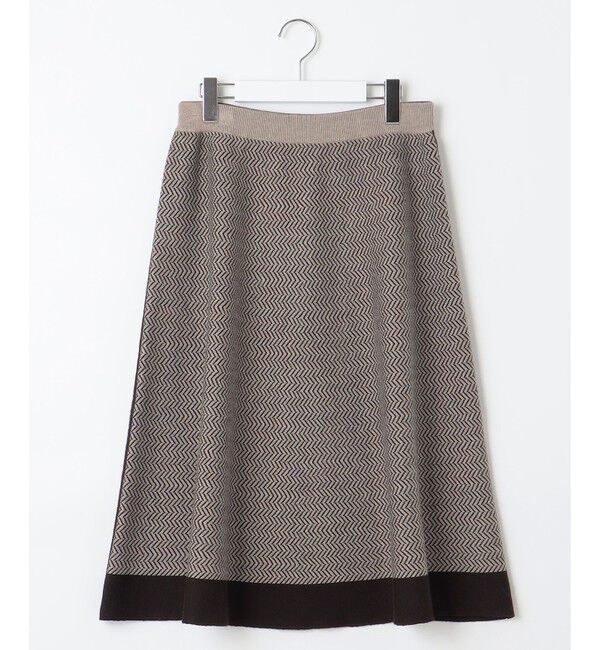 自由区「【WEB限定・マルチウェイ・洗える】ヘリンボーン柄リバーシブルニット セットアップ」|スーツ|