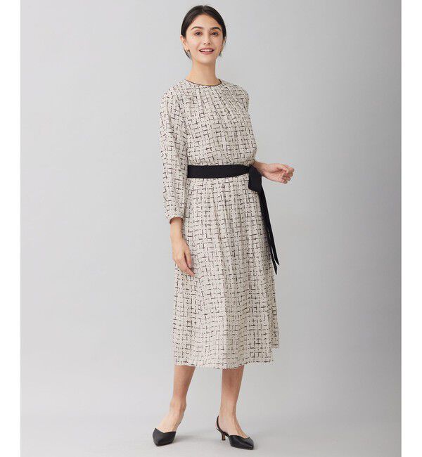 自由区「【セットアップ対応・ウエストゴム】スクラッチチェックプリント スカート」|スカート|