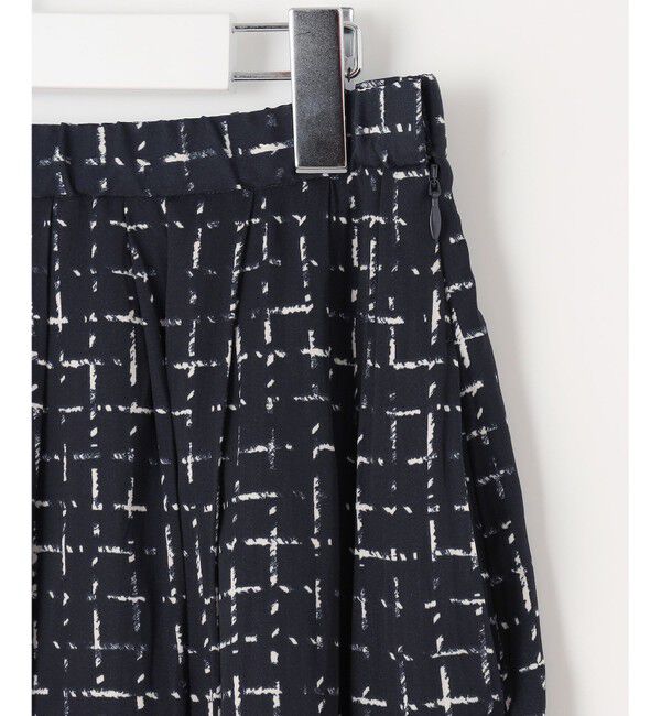 自由区「【セットアップ対応・ウエストゴム】スクラッチチェックプリント スカート」|スカート|