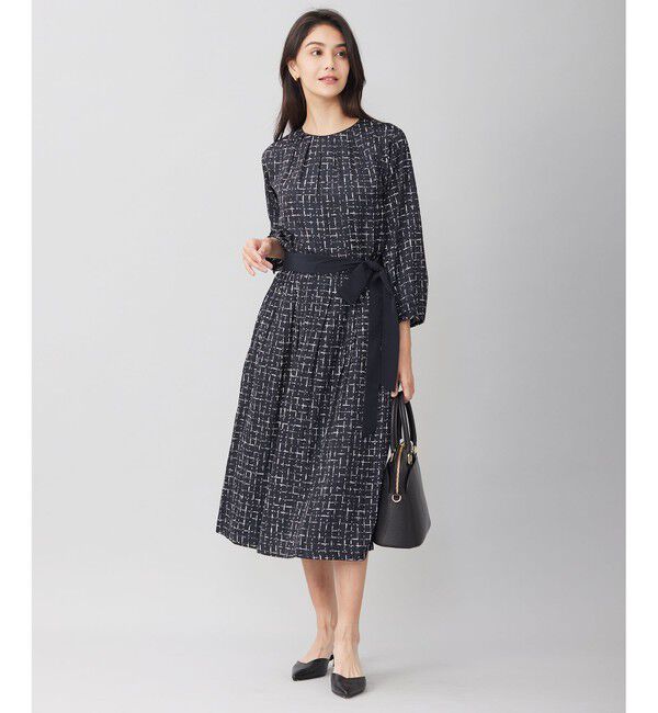 自由区「【セットアップ対応・ウエストゴム】スクラッチチェックプリント スカート」|スカート|