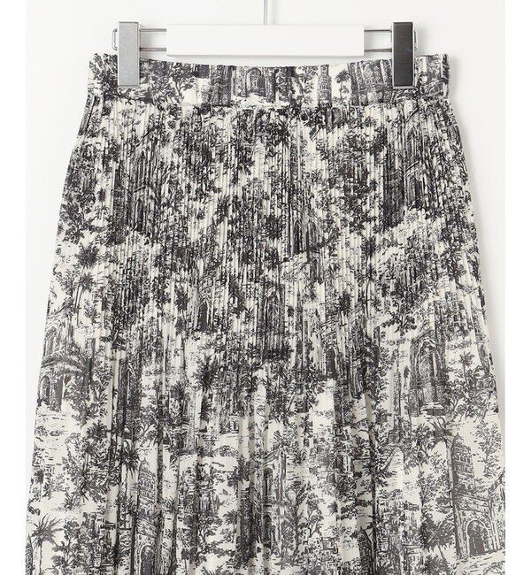 自由区「【カタログ掲載・洗える】ランドスケーププリント スカート」|スカート|