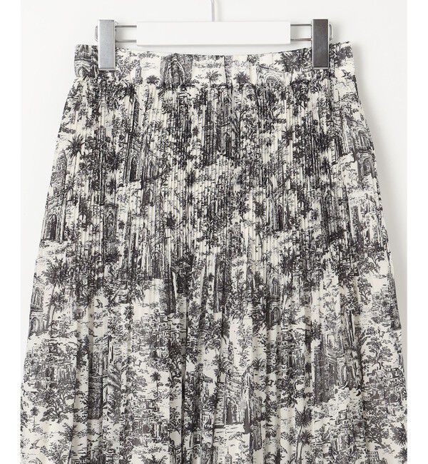 自由区「【カタログ掲載・洗える】ランドスケーププリント スカート」|スカート|