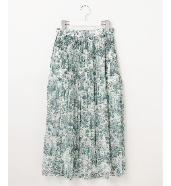 自由区「【カタログ掲載・洗える】ランドスケーププリント スカート」|スカート|