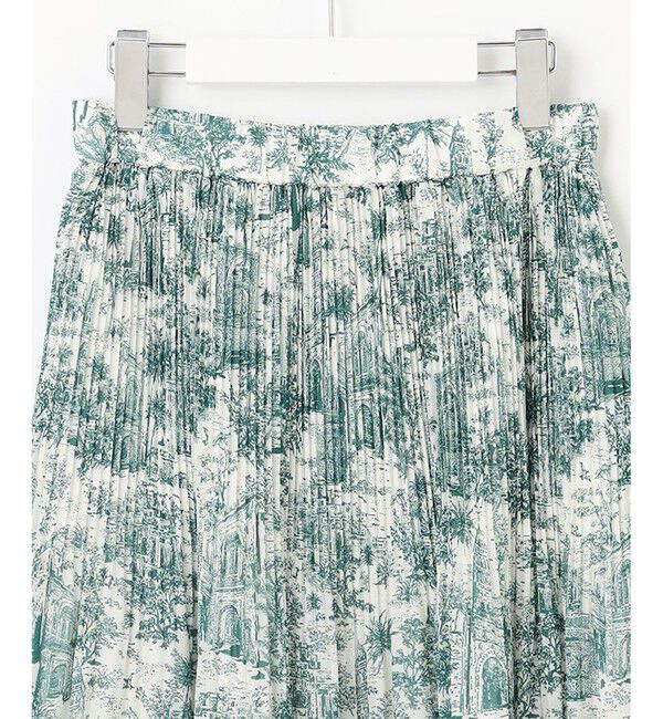 自由区「【カタログ掲載・洗える】ランドスケーププリント スカート」|スカート|