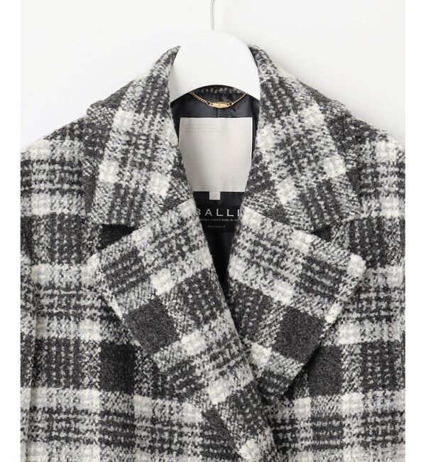 自由区「BALLIループミルドチェック コート」|その他|