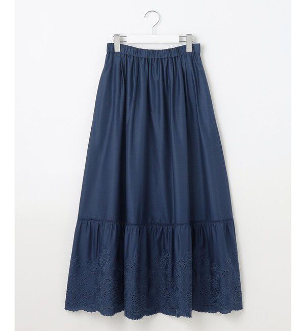 自由区「エンブロイダリーローンティアード スカート」|スカート|